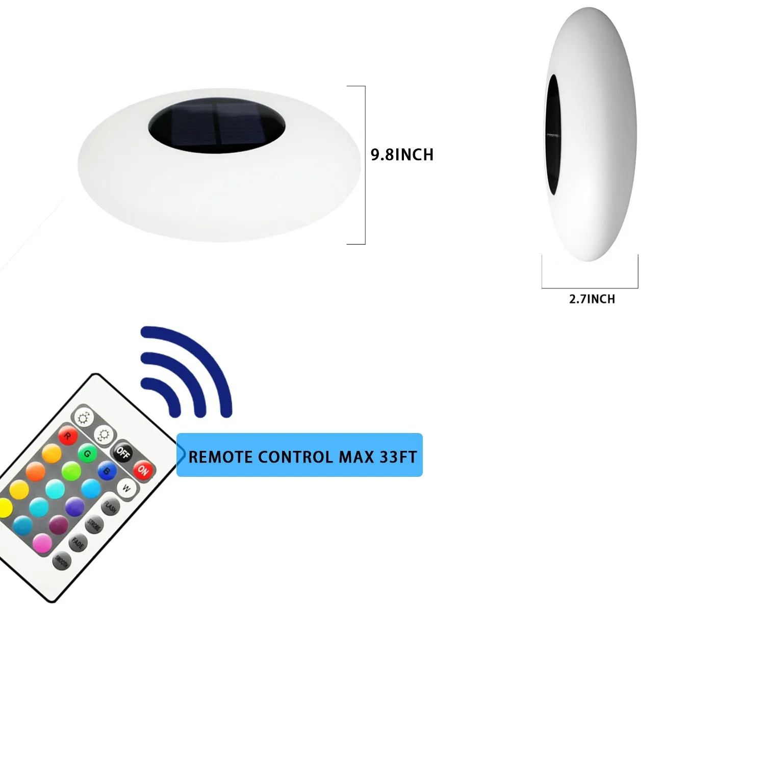 Woowooh Solar Floating Pool Light