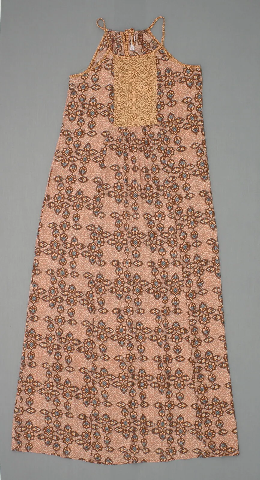 Xhilaration Women's Mixed Print Maxi Dress Multicolor Small