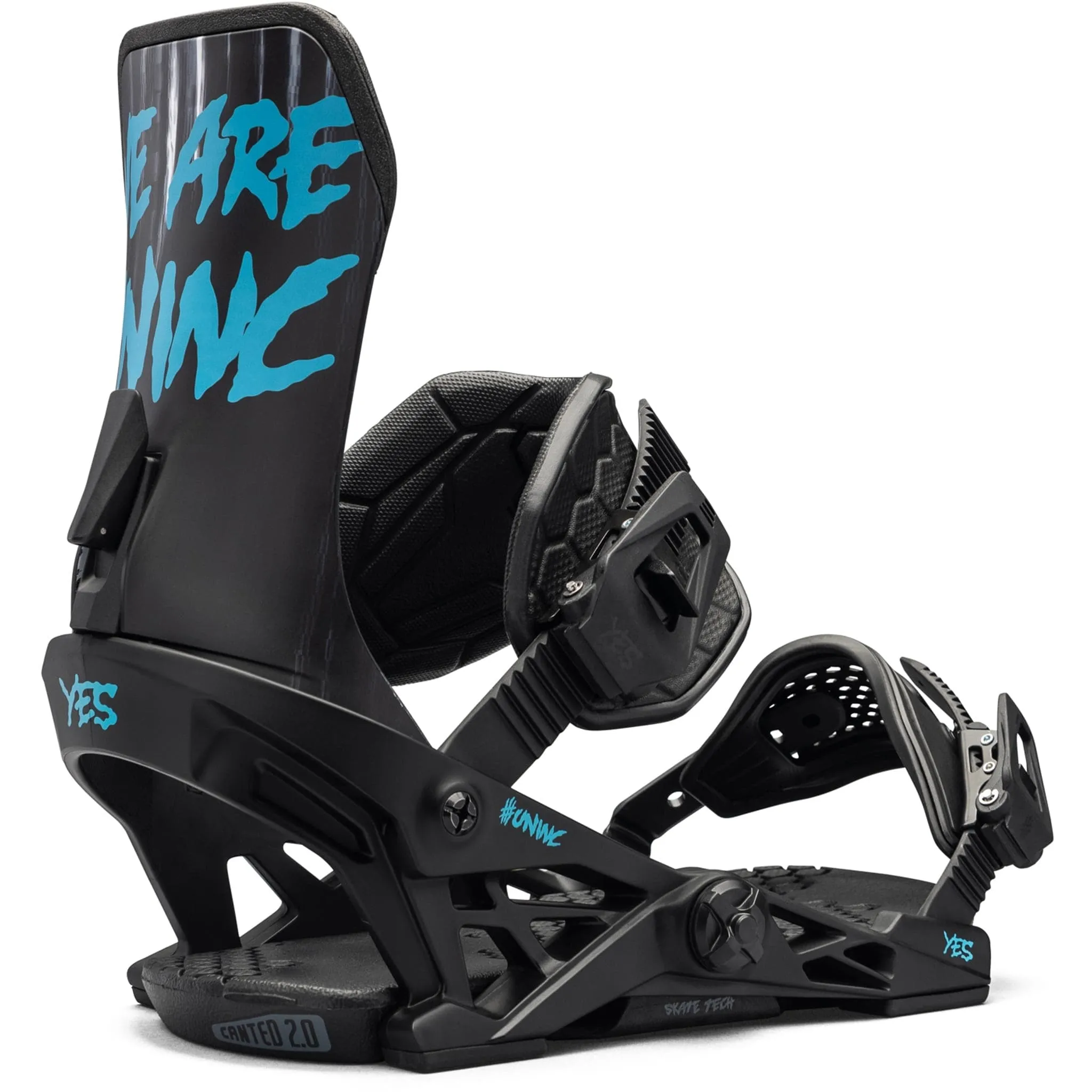 Yes UnInc Snowboard Binding Black Blue 2025