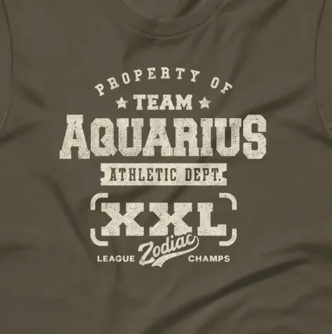 Zodiac Aquarius Athletic Dept. Short-Sleeve Unisex T-Shirt
