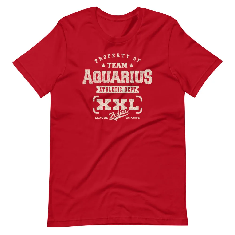 Zodiac Aquarius Athletic Dept. Short-Sleeve Unisex T-Shirt