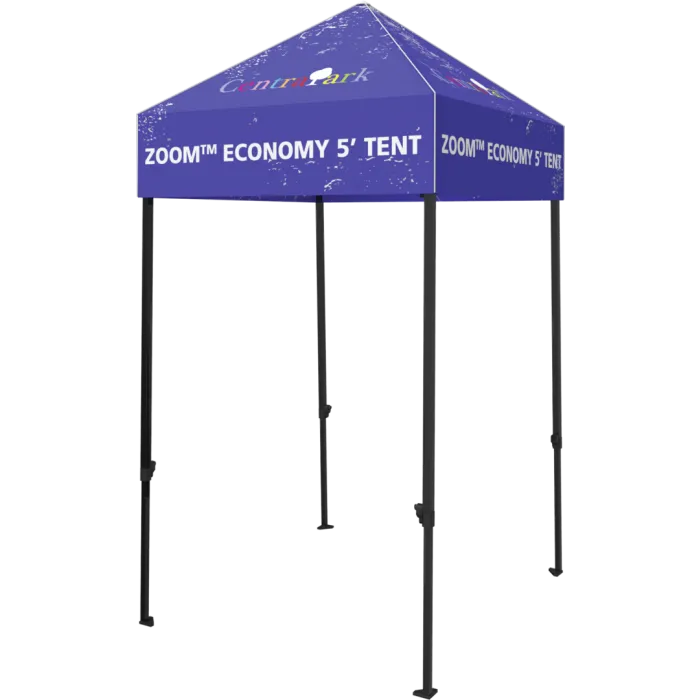 Zoom Custom Printed 5' Popup Tent