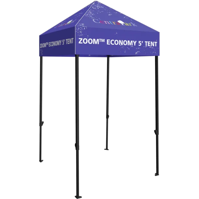 Zoom Custom Printed 5' Popup Tent